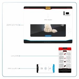 برچسب پوششی ماهوت مدل Persian cat مناسب برای تبلت سامسونگ Galaxy Tab S3 9.7 2017 T820