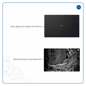 برچسب پوششی ماهوت مدل Black Printed Circuit Board مناسب برای تبلت سونی Xperia Z2 Tablet LTE 2014