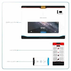 برچسب پوششی ماهوت مدل Universe-by-NASA-3 مناسب برای تبلت سامسونگ Galaxy Tab S2 9.7 2015 T815