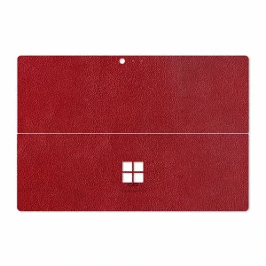 برچسب پوششی ماهوت مدل Red-Leather مناسب برای تبلت مایکروسافت Surface Pro 4 2015