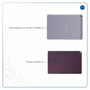 برچسب پوششی ماهوت مدل Purple-Leather مناسب برای تبلت ایسوس Zenpad 3S 10 2017 Z500KL