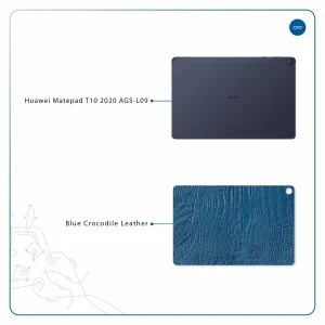 برچسب پوششی ماهوت مدل Blue-Crocodile-Leather مناسب برای تبلت هوآوی Matepad T10 2020 AGS-L09