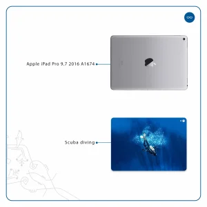 برچسب پوششی ماهوت مدل Scuba Diving مناسب برای تبلت اپل iPad Pro 9.7 2016 A1674