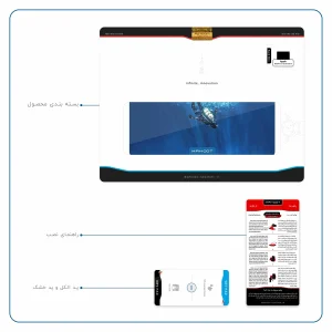برچسب پوششی ماهوت مدل Scuba Diving مناسب برای تبلت اپل iPad Pro 9.7 2016 A1674