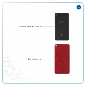 برچسب پوششی ماهوت مدل Red-Leather مناسب برای تبلت لنوو Phab B1 2015