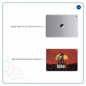 برچسب پوششی ماهوت مدل Red-Dead-Redemption-Game مناسب برای تبلت اپل iPad Pro 9.7 2016 A1674