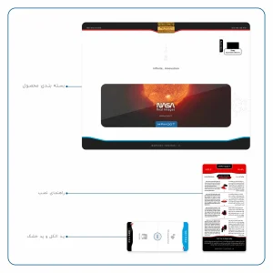 برچسب پوششی ماهوت مدل Sun-By-NASA مناسب برای تبلت سونی Xperia Tablet Z LTE 2013