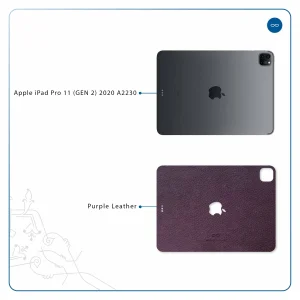 برچسب پوششی ماهوت مدل Purple-Leather مناسب برای تبلت اپل iPad Pro 11 (GEN 2) 2020 A2230