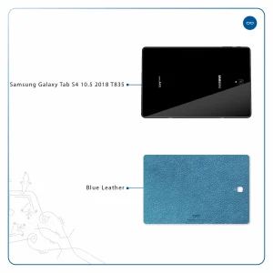 برچسب پوششی ماهوت مدل Blue-Leather مناسب برای تبلت سامسونگ Galaxy Tab S4 10.5 2018 T835