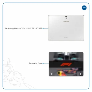 برچسب پوششی ماهوت مدل Formula One مناسب برای تبلت سامسونگ Galaxy Tab S 10.5 2014 T805