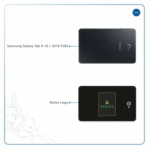 برچسب پوششی ماهوت مدل Rolex-Logo مناسب برای تبلت سامسونگ Galaxy Tab A 10.1 2016 T585