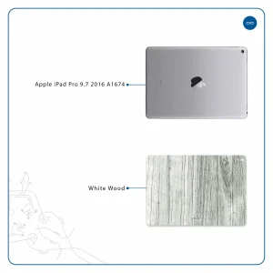 برچسب پوششی ماهوت مدل White Wood مناسب برای تبلت اپل iPad Pro 9.7 2016 A1674