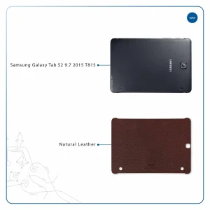 برچسب پوششی ماهوت مدل Natural-Leather مناسب برای تبلت سامسونگ Galaxy Tab S2 9.7 2015 T815