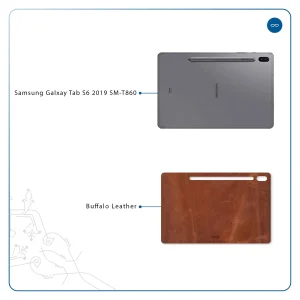 برچسب پوششی ماهوت مدل Buffalo-Leather مناسب برای تبلت سامسونگ Galaxy Tab S6 2019 SM-T860