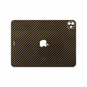 برچسب پوششی ماهوت مدل Glossy-Brown-Fiber مناسب برای تبلت اپل iPad Pro 11 (GEN 2) 2020 A2068