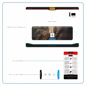 برچسب پوششی ماهوت مدل Owl مناسب برای تبلت مایکروسافت Surface Pro 4 2015