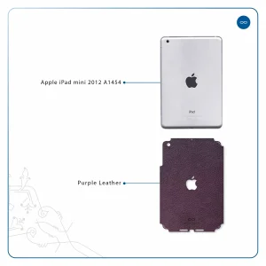 برچسب پوششی ماهوت مدل Purple-Leather مناسب برای تبلت اپل iPad mini 2012 A1454