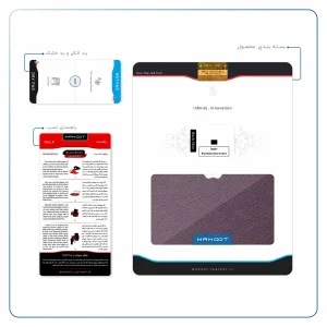 برچسب پوششی ماهوت مدل Purple-Leather مناسب برای تبلت اپل iPad mini 2012 A1454