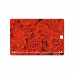 برچسب پوششی ماهوت مدل Red-Flower مناسب برای تبلت سامسونگ Galaxy Tab A 9.7 2015 T550