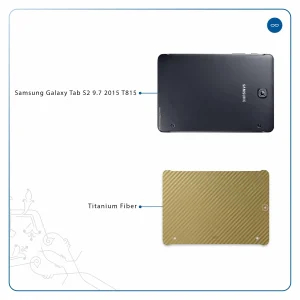 برچسب پوششی ماهوت مدل Titanium-Fiber مناسب برای تبلت سامسونگ Galaxy Tab S2 9.7 2015 T815