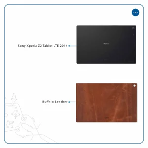 برچسب پوششی ماهوت مدل Buffalo-Leather مناسب برای تبلت سونی Xperia Z2 Tablet LTE 2014