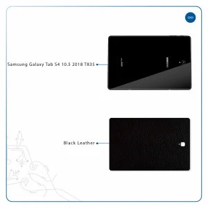 برچسب پوششی ماهوت مدل Black-Leather مناسب برای تبلت سامسونگ Galaxy Tab S4 10.5 2018 T835