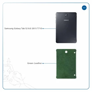 برچسب پوششی ماهوت مدل Green-Leather مناسب برای تبلت سامسونگ Galaxy Tab S2 8.0 2015 T710