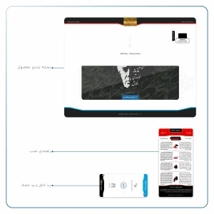 برچسب پوششی ماهوت مدل Ahmad-Shamlou مناسب برای تبلت هوآوی Matepad T10 2020 AGS-L09
