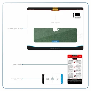 برچسب پوششی ماهوت مدل Green-Leather مناسب برای تبلت اپل iPad Pro 12.9 (GEN 3) 2018 A1895