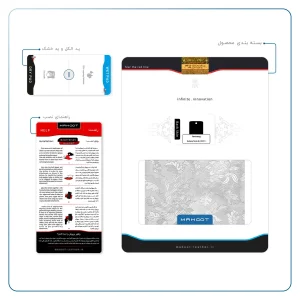 برچسب پوششی ماهوت مدل Silver-Wildflower مناسب برای تبلت سامسونگ Galaxy Note 8.0 2013 N5100