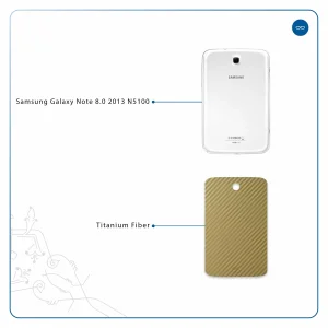 برچسب پوششی ماهوت مدل Titanium-Fiber مناسب برای تبلت سامسونگ Galaxy Note 8.0 2013 N5100