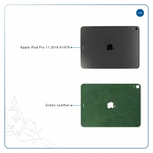 برچسب پوششی ماهوت مدل Green-Leather مناسب برای تبلت اپل iPad Pro 11 2018 A1979