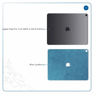 برچسب پوششی ماهوت مدل Blue-Leather مناسب برای تبلت اپل iPad Pro 12.9 (GEN 3) 2018 A1876