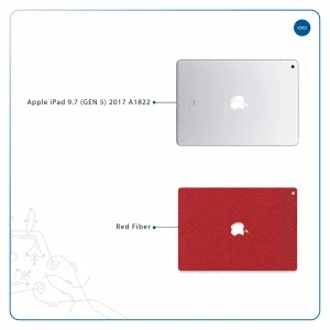 برچسب پوششی ماهوت مدل Red-Fiber مناسب برای تبلت اپل iPad 9.7 (GEN 5) 2017 A1822