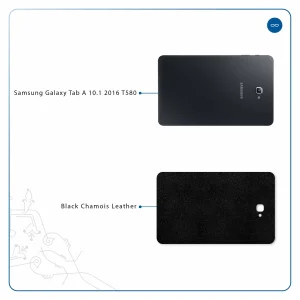 برچسب پوششی ماهوت مدل Black-Chamois-Leather مناسب برای تبلت سامسونگ Galaxy Tab A 10.1 2016 T580
