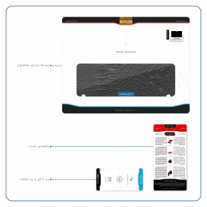 برچسب پوششی ماهوت مدل Black-Crocodile-Leather مناسب برای تبلت سامسونگ Galaxy Tab S 10.5 2014 T800