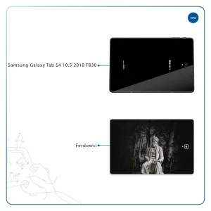 برچسب پوششی ماهوت مدل Ferdowsi-Logo مناسب برای تبلت سامسونگ Galaxy Tab S4 10.5 2018 T830