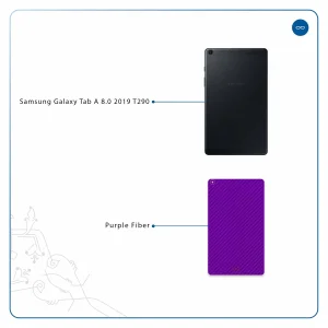برچسب پوششی ماهوت مدل Purple-Fiber مناسب برای تبلت سامسونگ Galaxy Tab A 8.0 2019 T290