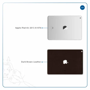 برچسب پوششی ماهوت مدل Dark-Brown-Leather مناسب برای تبلت اپل iPad Air 2013 A1476