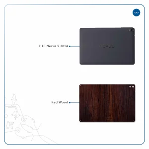 برچسب پوششی ماهوت مدل Red-Wood مناسب برای تبلت اچ تی سی Nexus 9 2014