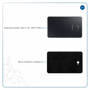 برچسب پوششی ماهوت مدل Black-Chamois-Leather مناسب برای تبلت سامسونگ Galaxy Tab A 10.1 2016 T585