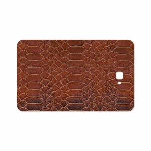 برچسب پوششی ماهوت مدل Brown-Snake-Leather مناسب برای تبلت سامسونگ Galaxy Tab A 10.1 2016 T580