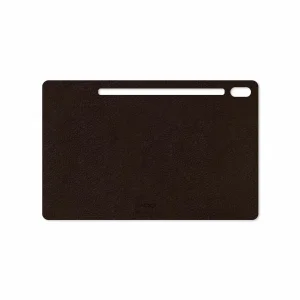 برچسب پوششی ماهوت مدل Dark-Brown-Leather مناسب برای تبلت سامسونگ Galaxy Tab S6 2019 SM-T860