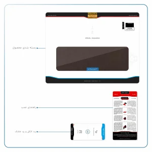 برچسب پوششی ماهوت مدل Dark-Brown-Leather مناسب برای تبلت سامسونگ Galaxy Tab S6 2019 SM-T860