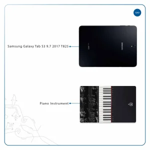 برچسب پوششی ماهوت مدل Piano-Instrument مناسب برای تبلت سامسونگ Galaxy Tab S3 9.7 2017 T825