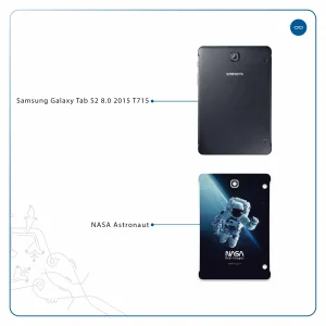 برچسب پوششی ماهوت مدل NASA-Astronaut مناسب برای تبلت سامسونگ Galaxy Tab S2 8.0 2015 T715
