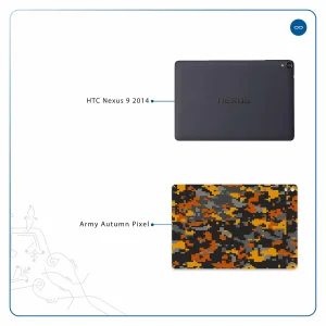 برچسب پوششی ماهوت مدل Army-Autumn-pixel مناسب برای تبلت اچ تی سی Nexus 9 2014