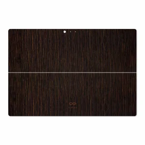 برچسب پوششی ماهوت مدل Dark-Gold-Stripes-Wood مناسب برای تبلت مایکروسافت Surface Pro 3 2014