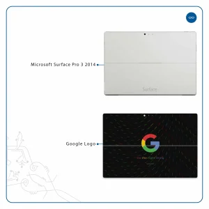 برچسب پوششی ماهوت مدل Google-Logo مناسب برای تبلت مایکروسافت Surface Pro 3 2014