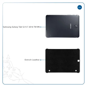 برچسب پوششی ماهوت مدل Ostrich-Leather مناسب برای تبلت سامسونگ Galaxy Tab S2 9.7 2016 T819N